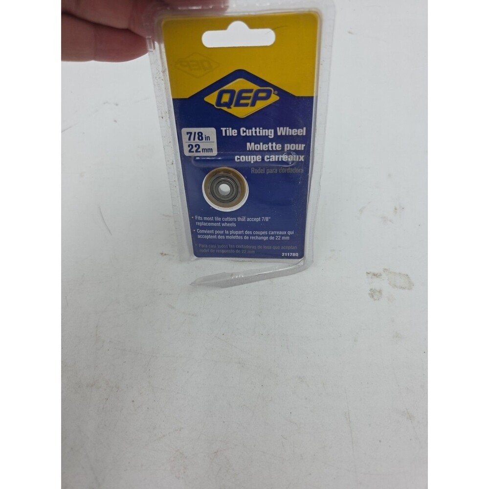 QEP 21178 7/8" (22mm) Tungsten Carbide Tile Cutting Replacement Wheel - NEW